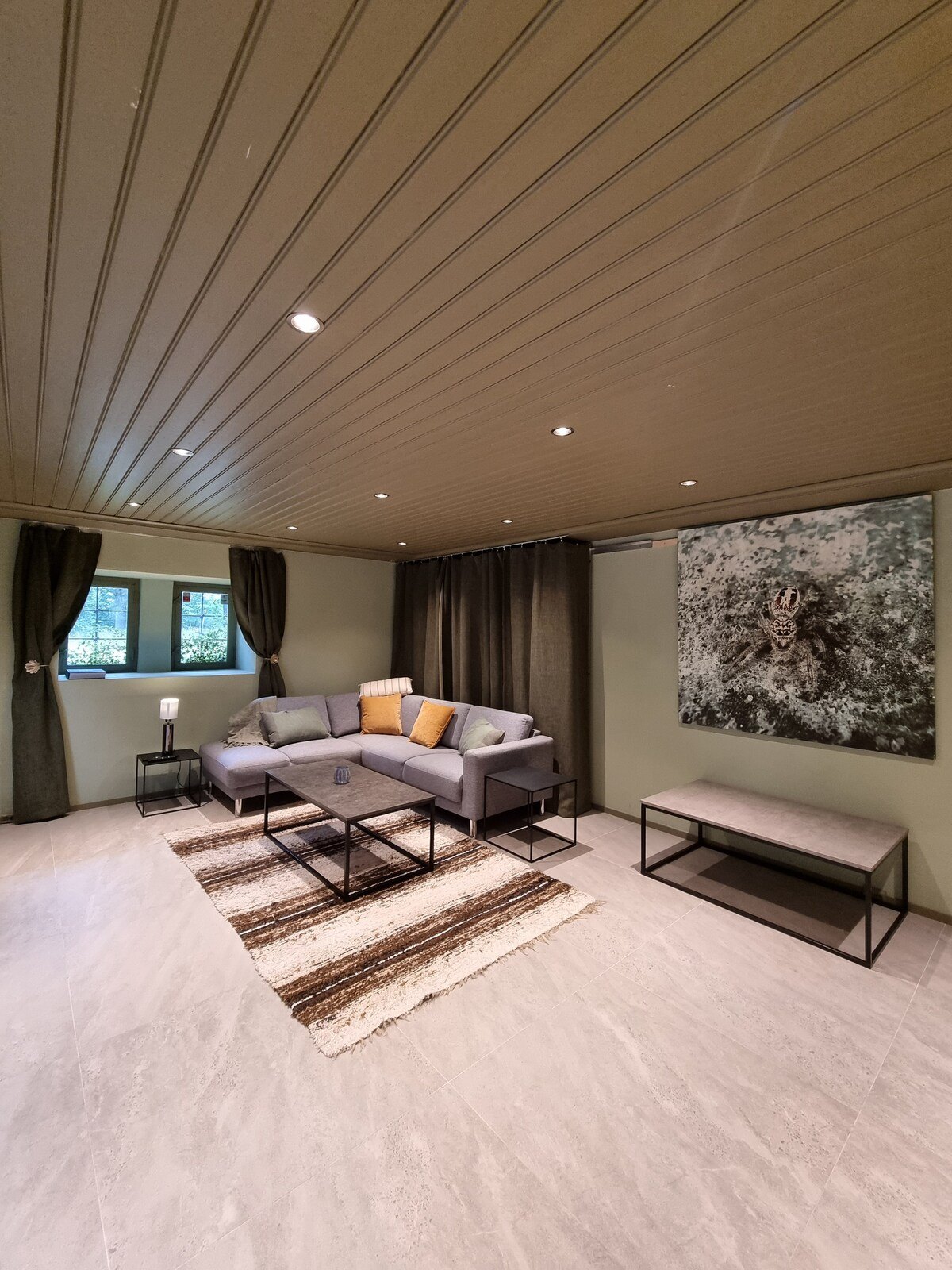 Stuen i kjellerleiligheten